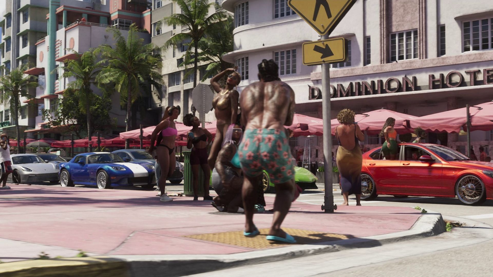 Grand Theft Auto 6’s Vice City is filled with vehicles from other states (Image via Rockstar Games)